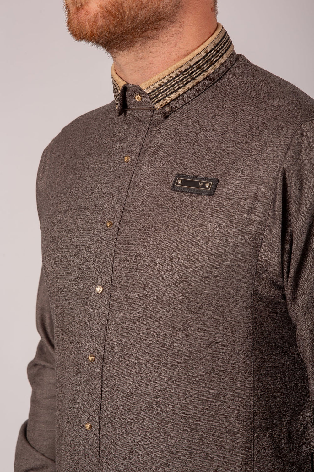 AAR25320 Al Ameer Latest Thobe / Jubba - Brown
