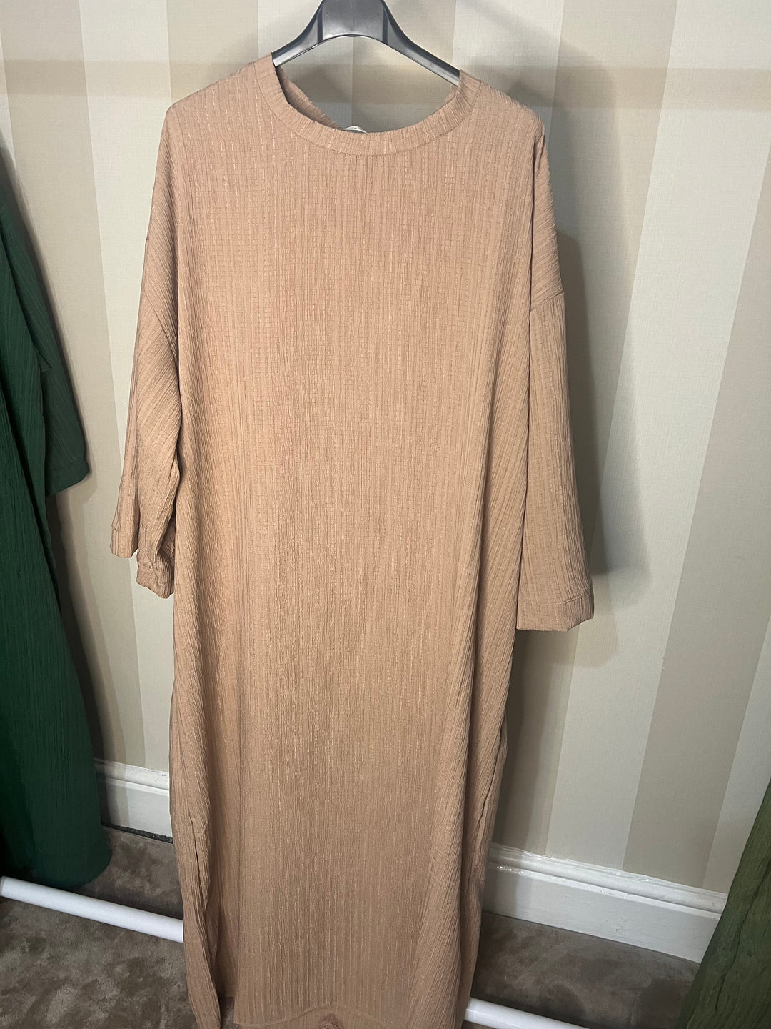 Maxi oversized textured Dress / slip