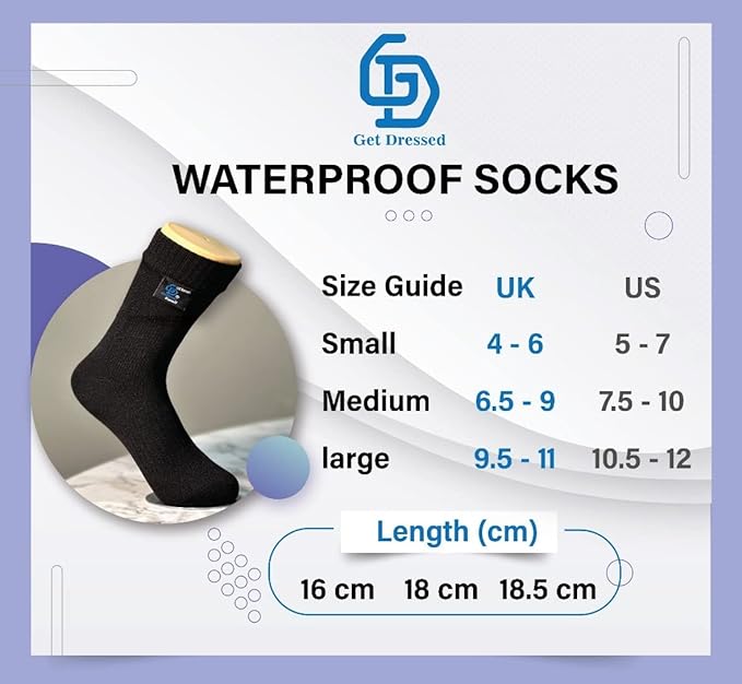 GD Wudu Socks / Tawaf Socks 100% Sharia’h Compliant And Waterproof