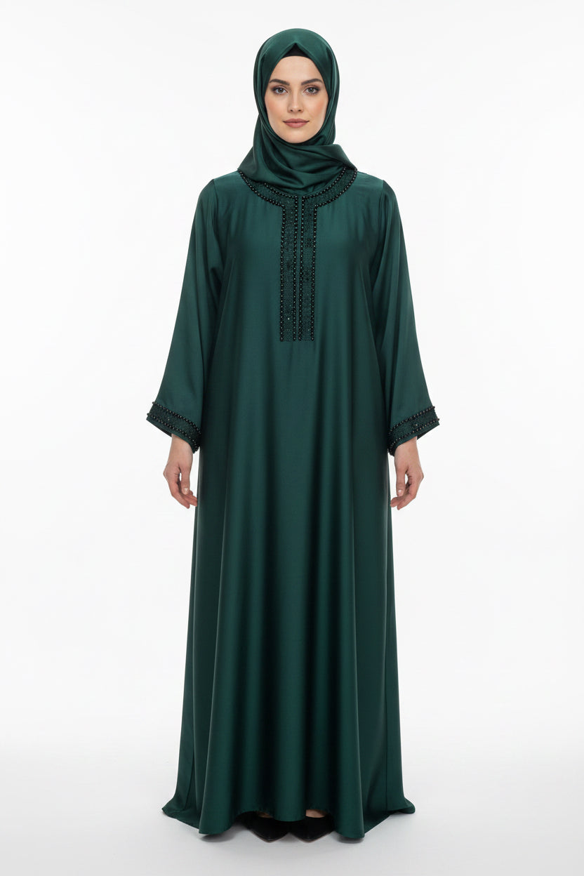 Beaded Abayas By Aaminah
