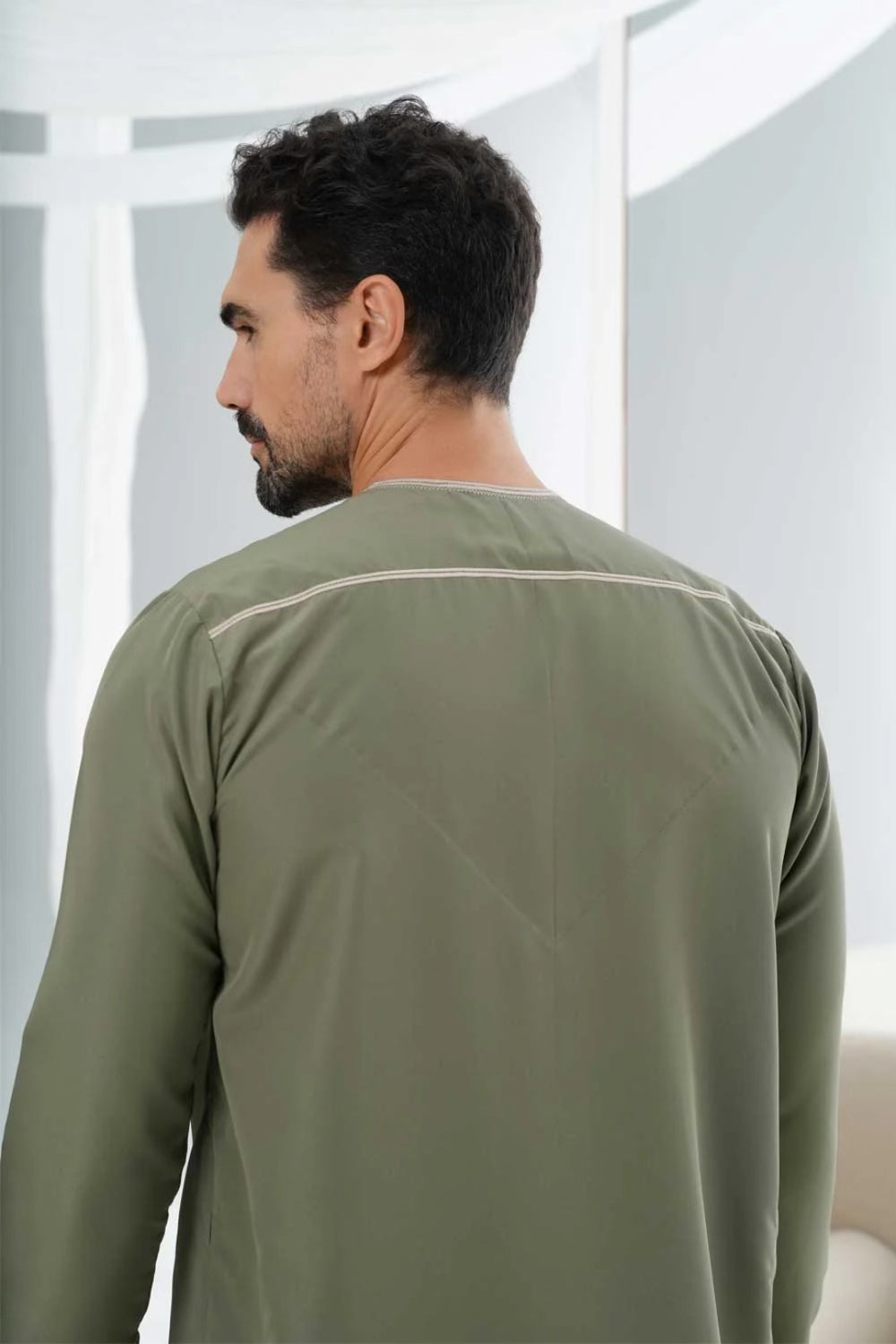 Faris Latest Omani Olive Thobe /Jubba