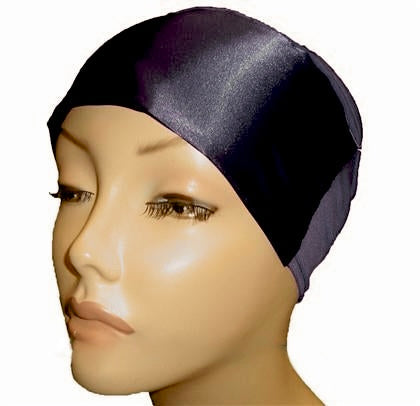 Satin Front Cotton Bonnet with ties