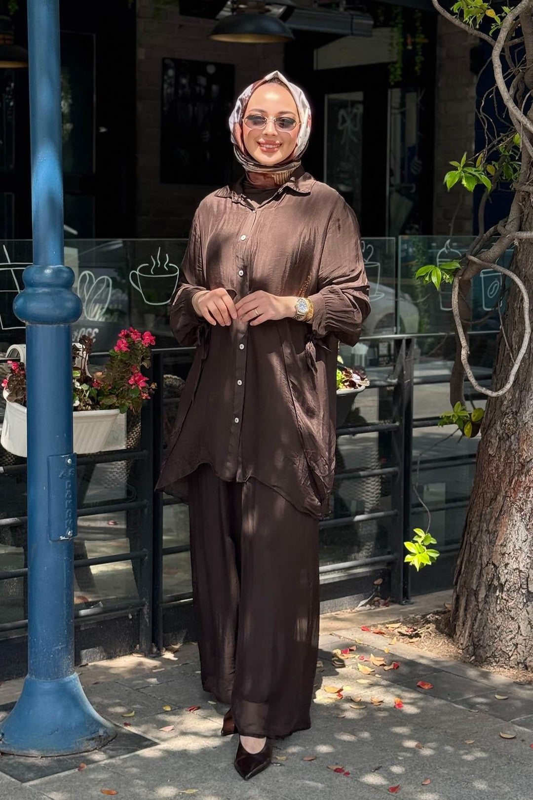 Premium Long Silk Chiffon Co-ord sets
