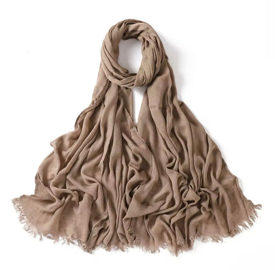 Crinkle Rayon Viscose Hijab/Scarf
