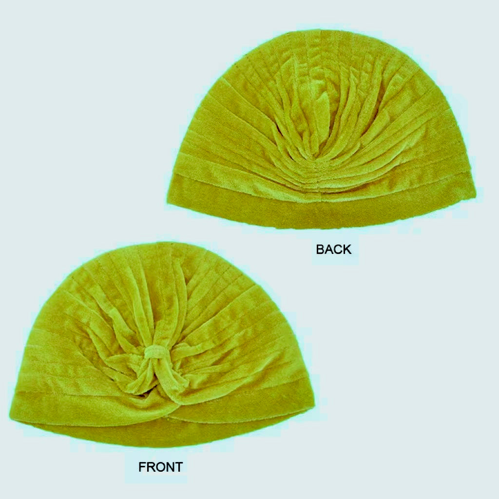 Velvet Ready Turban/ Chemo Cap/ Hat