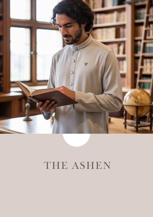 AAR2648 Al Ameer Latest Thobe / Jubba- The Ashen