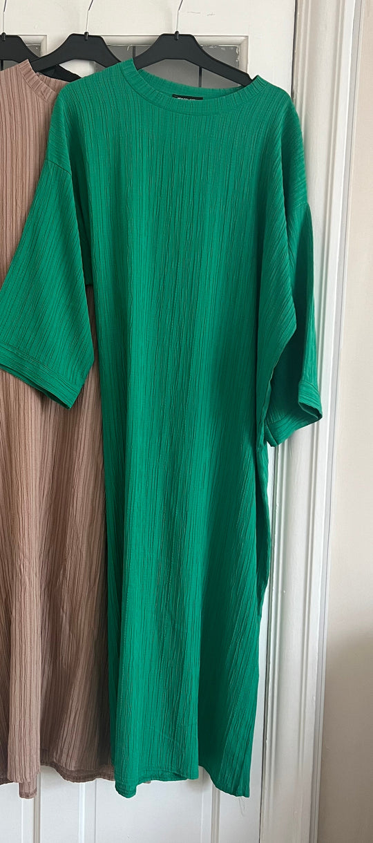 Maxi oversized textured Dress / slip
