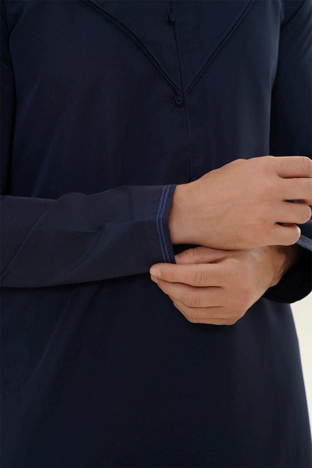 Faris Emirati Thobe/Jubba - Navy