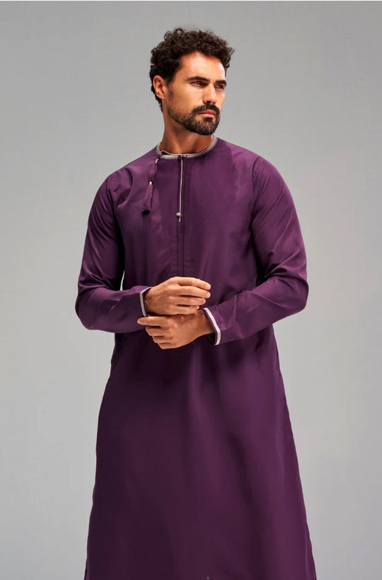 Faris Omani Thobe/Jubba - Purple