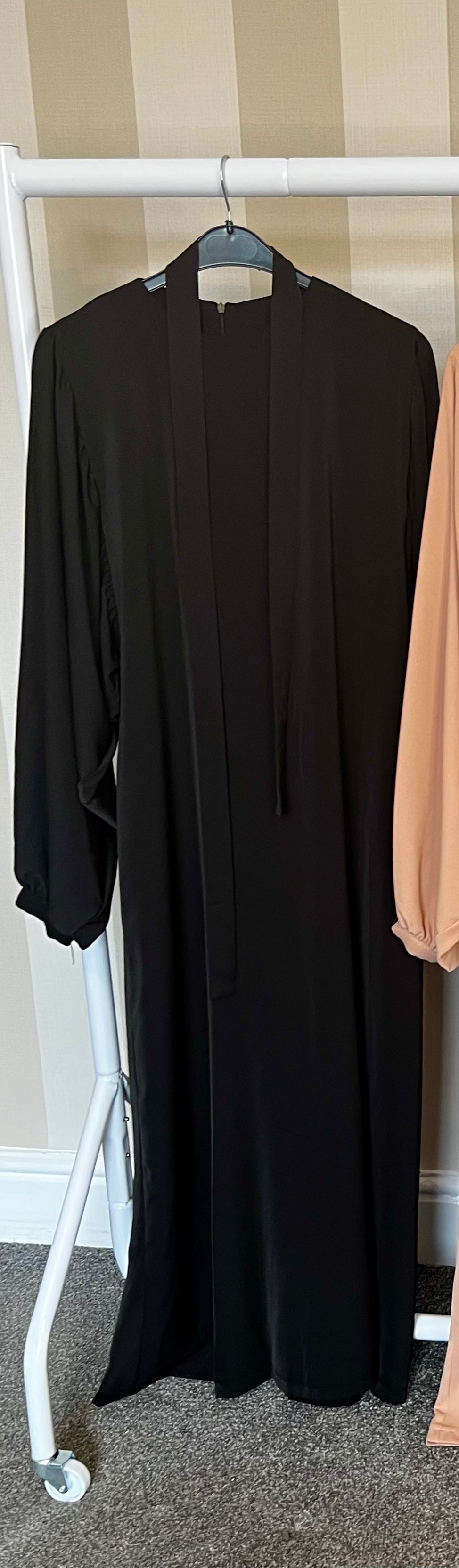 Balloon Sleeve Turkish Dress/Abaya -