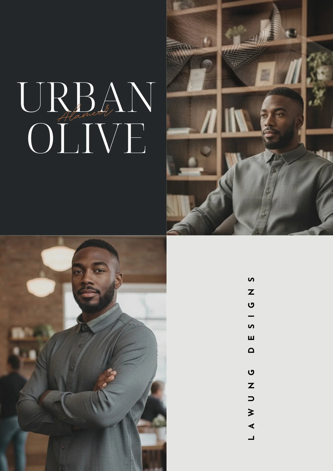 AAR2644 Al Ameer Latest Thobe / Jubba- Urban Olive