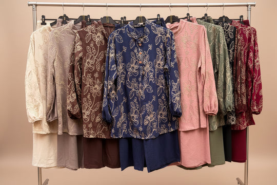 Floral Embroidered Coords set