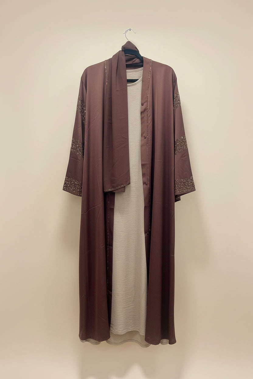 Amber Nida Dubai Satin Abayas