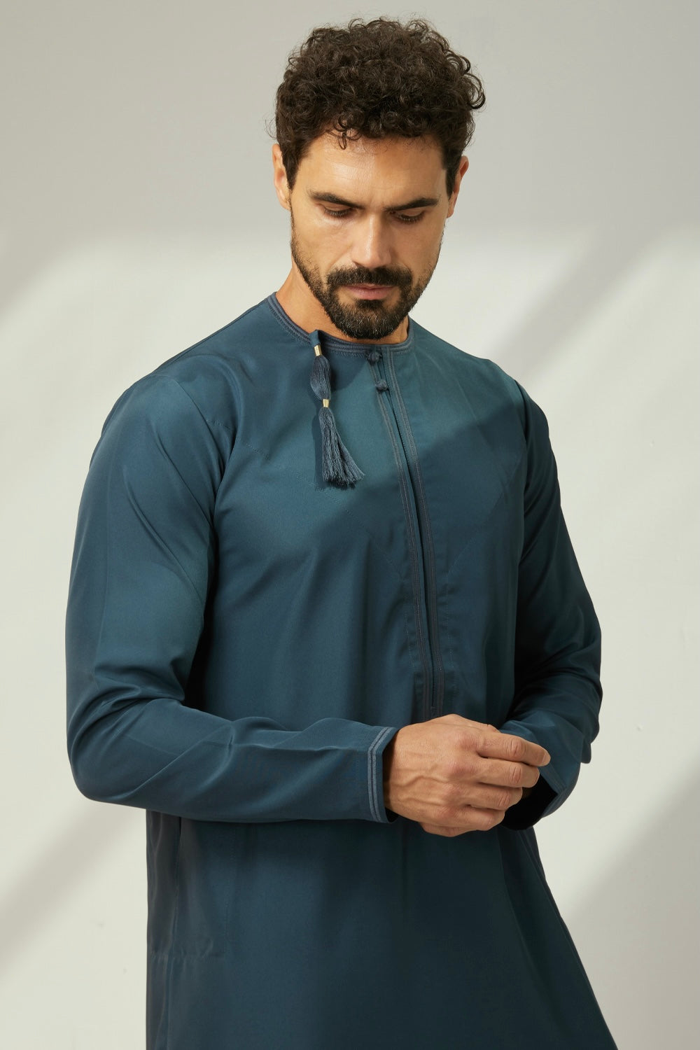 Faris Omani Thobe/Jubba - Aegean Blue