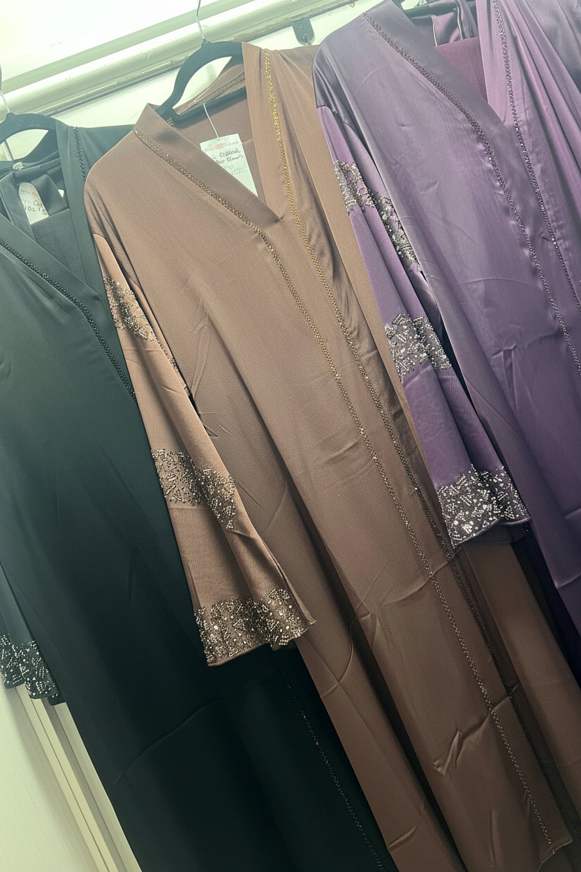 Amber Nida Dubai Satin Abayas