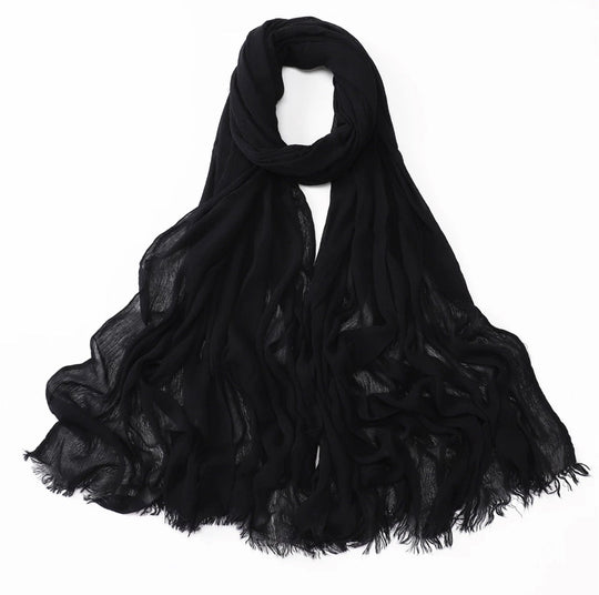 Crinkle Rayon Viscose Hijab/Scarf