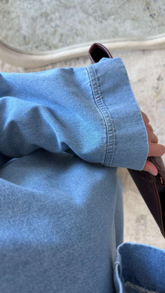 Denim Pure Cotton Abayas