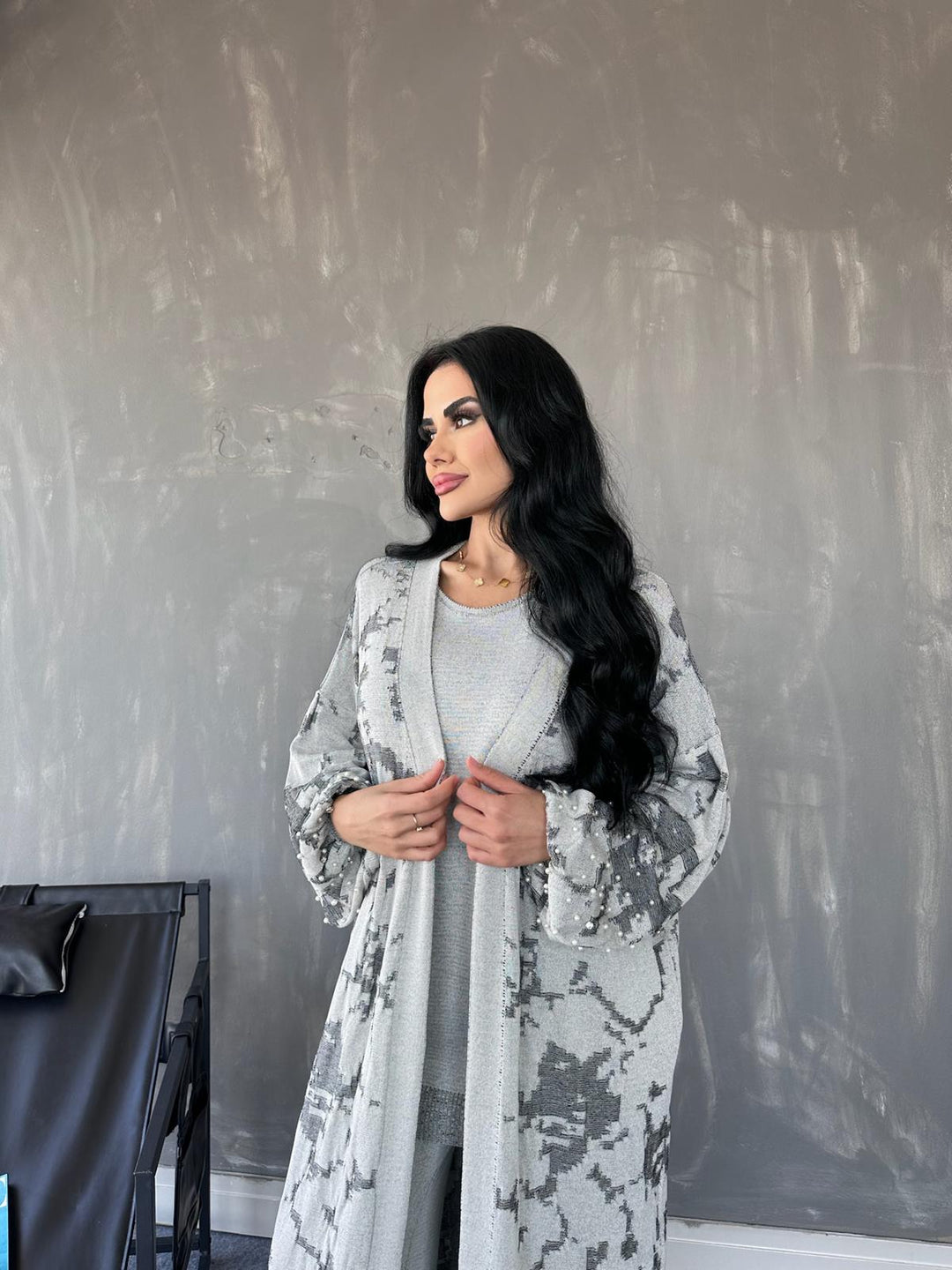 Premium Beaded Turkish Knitted Co-ord set