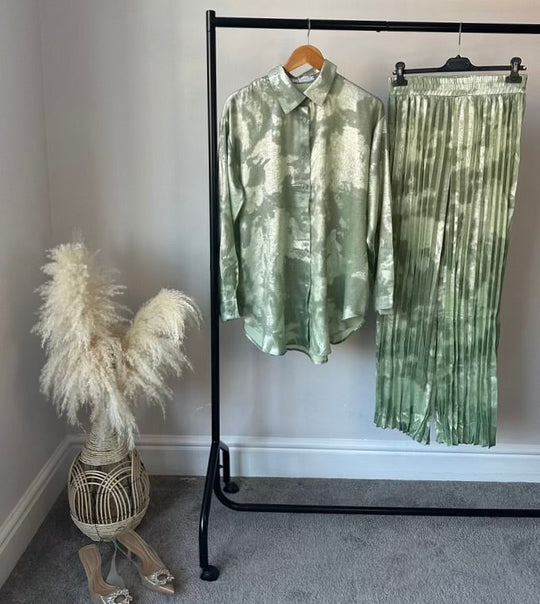 Starry Coords set with Pleated Pants