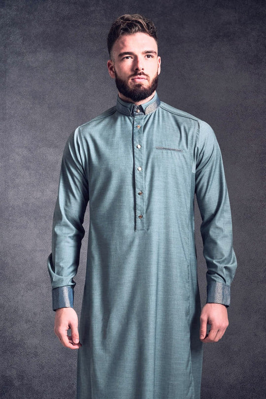 AA2213 Al Ameer Thobe/Jubba - Teal
