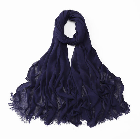 Crinkle Rayon Viscose Hijab/Scarf