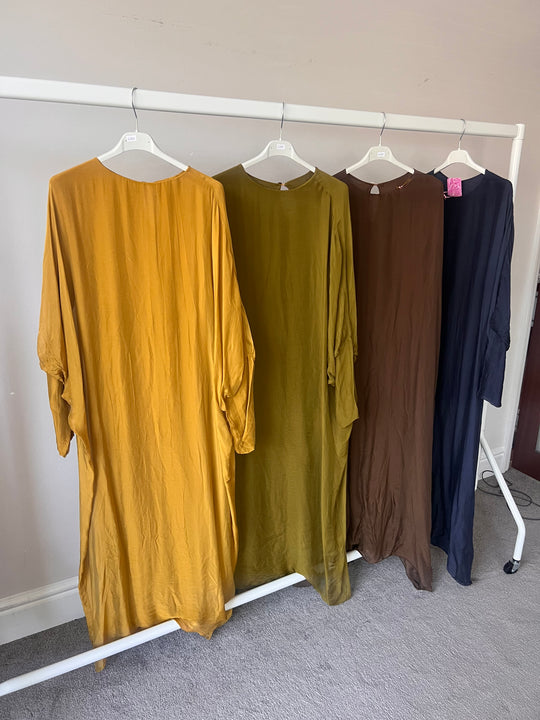 Premium Silk Chiffon Batwing Abaya