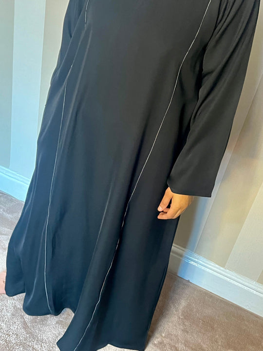 Nida Piping Abaya  CA125