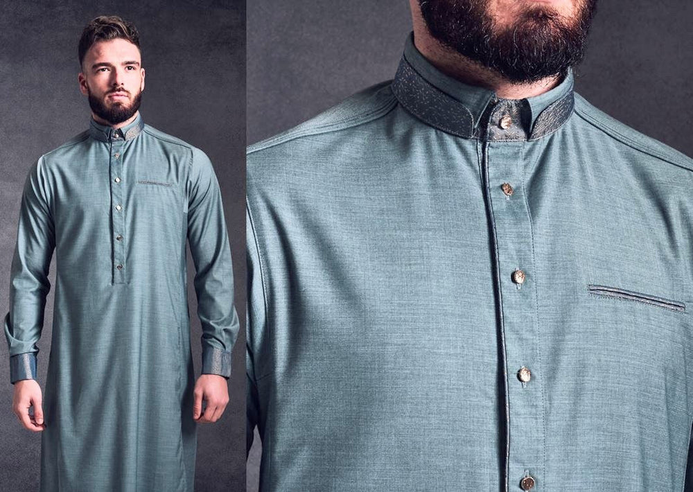 AA2213 Al Ameer Thobe/Jubba - Teal