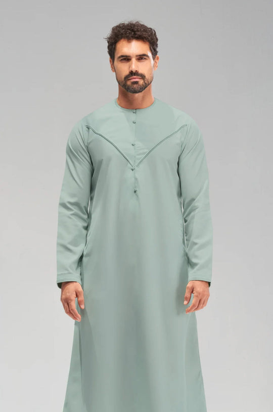 Faris Emirati Thobe/Jubba - Mint