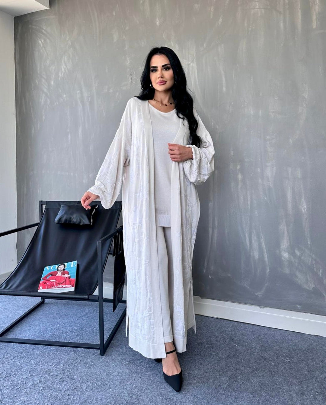 Premium Beaded Turkish Knitted Co-ord set