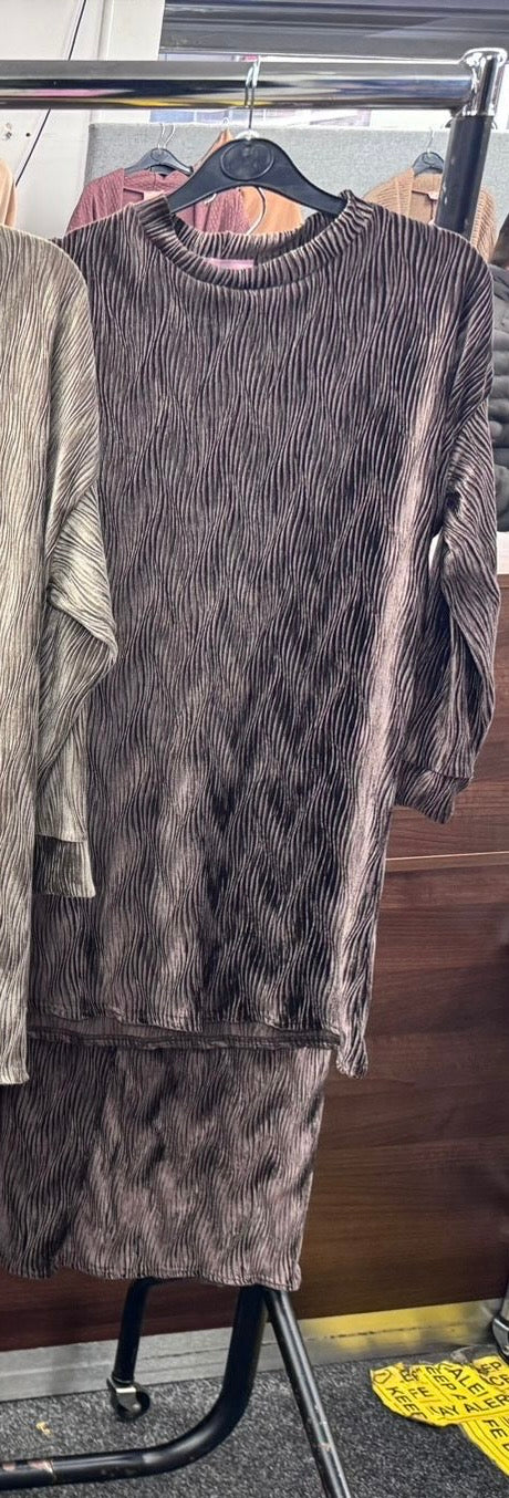 Velvet Textured Coords sets