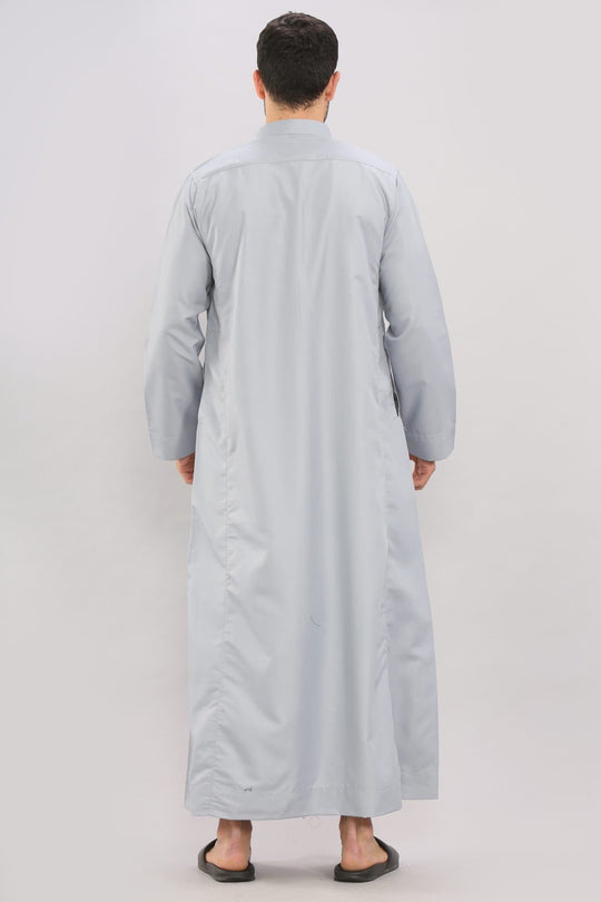 Oxford Collar Thobe/ Jubbah  - Grey