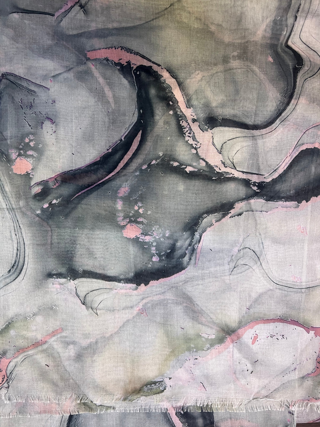 Water paint Print Maxi Light weight Summer scarf/ Hijab