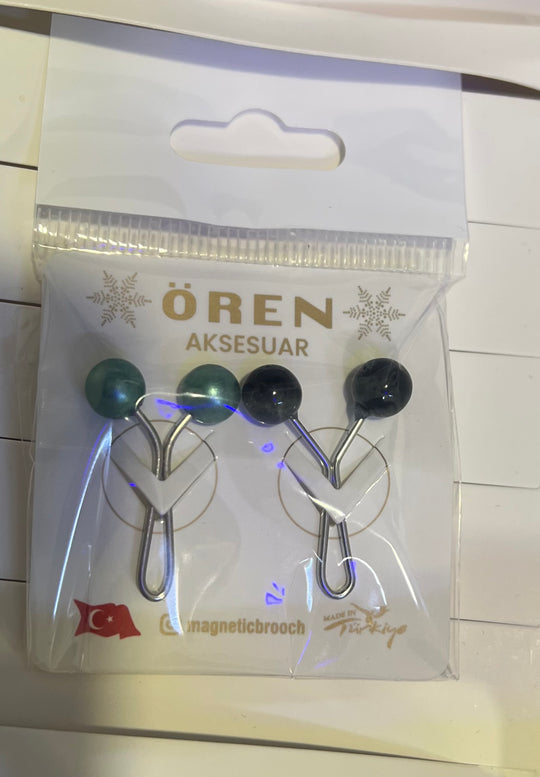 Pearl Hijab Slide pins pack of 12