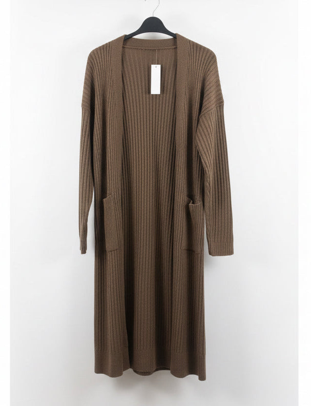 Large Pocket Midi Cardigan