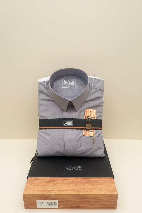 Exclusive Al Aseel Qatari Collar Summer Thobe with Zip in 4 Colours
