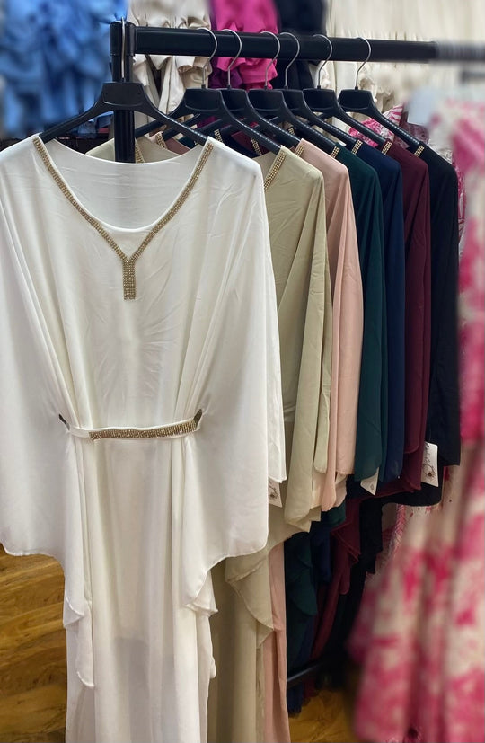 Diamante Chiffon Kaftans- Variation