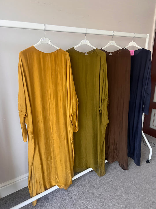 Premium Silk Chiffon Batwing Abaya