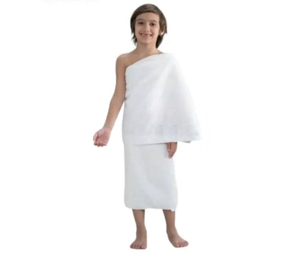 Cotton Boys easy elasticated waist Ihram/ Ehrams