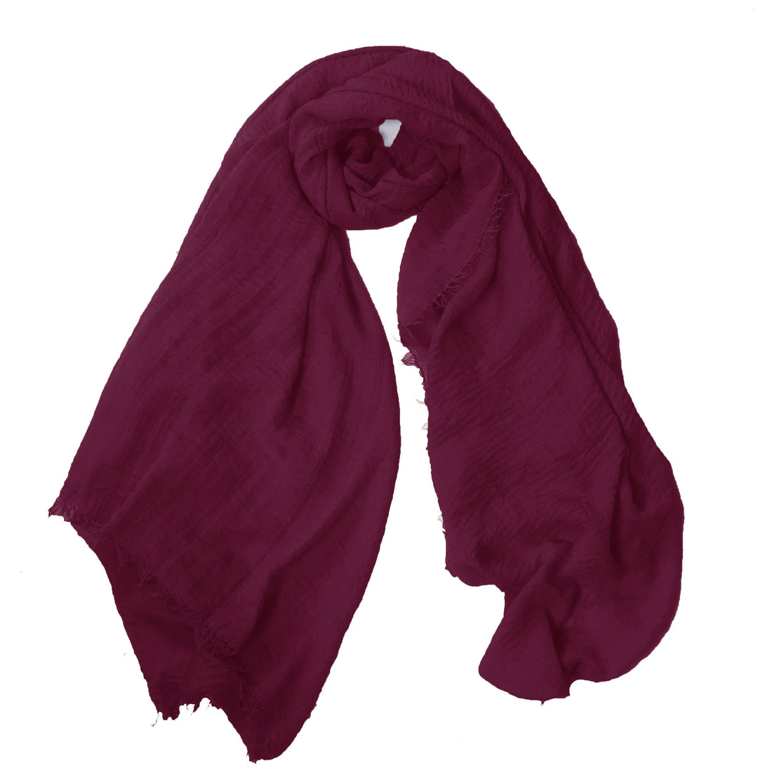 Crimp Frayed Edged  Hijabs / Scarves PH
