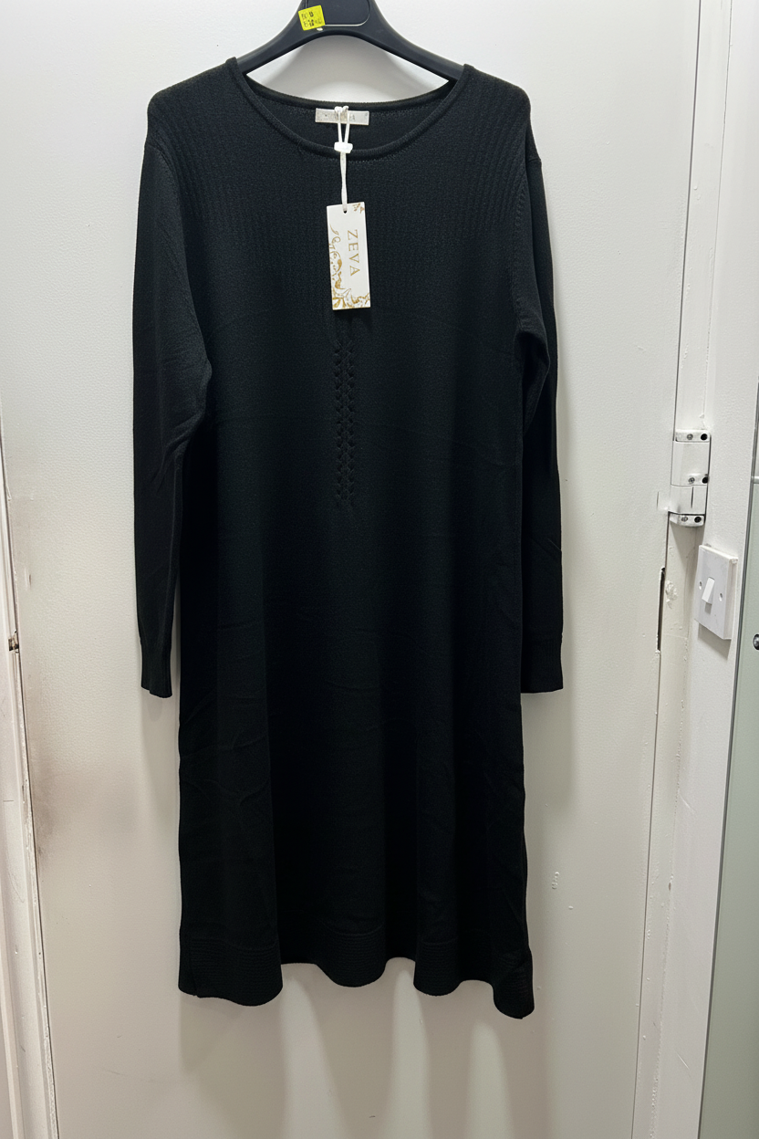 Knitted A line Jumper Midi Dress