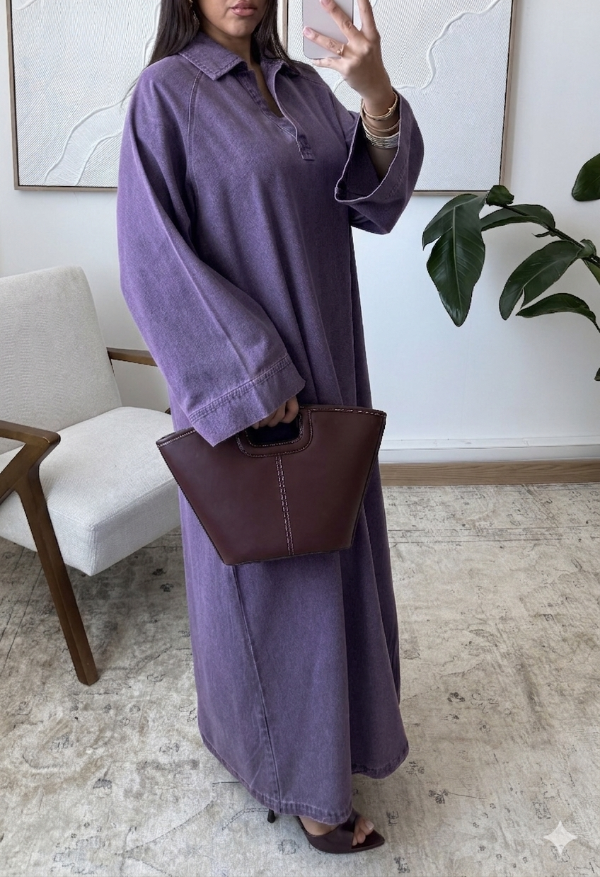 Denim Pure Cotton Abayas