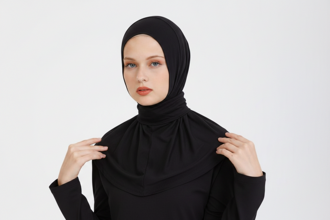 Collar Hijabs Tuck in Breathable Sports Hijab in 2 colours