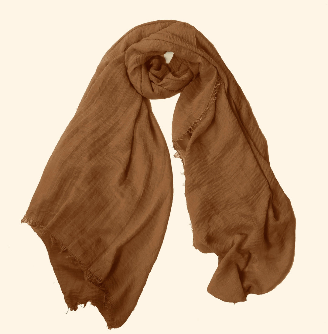 Crimp Frayed Edged  Hijabs / Scarves PH