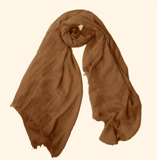 Crimp Frayed Edged  Hijabs / Scarves PH