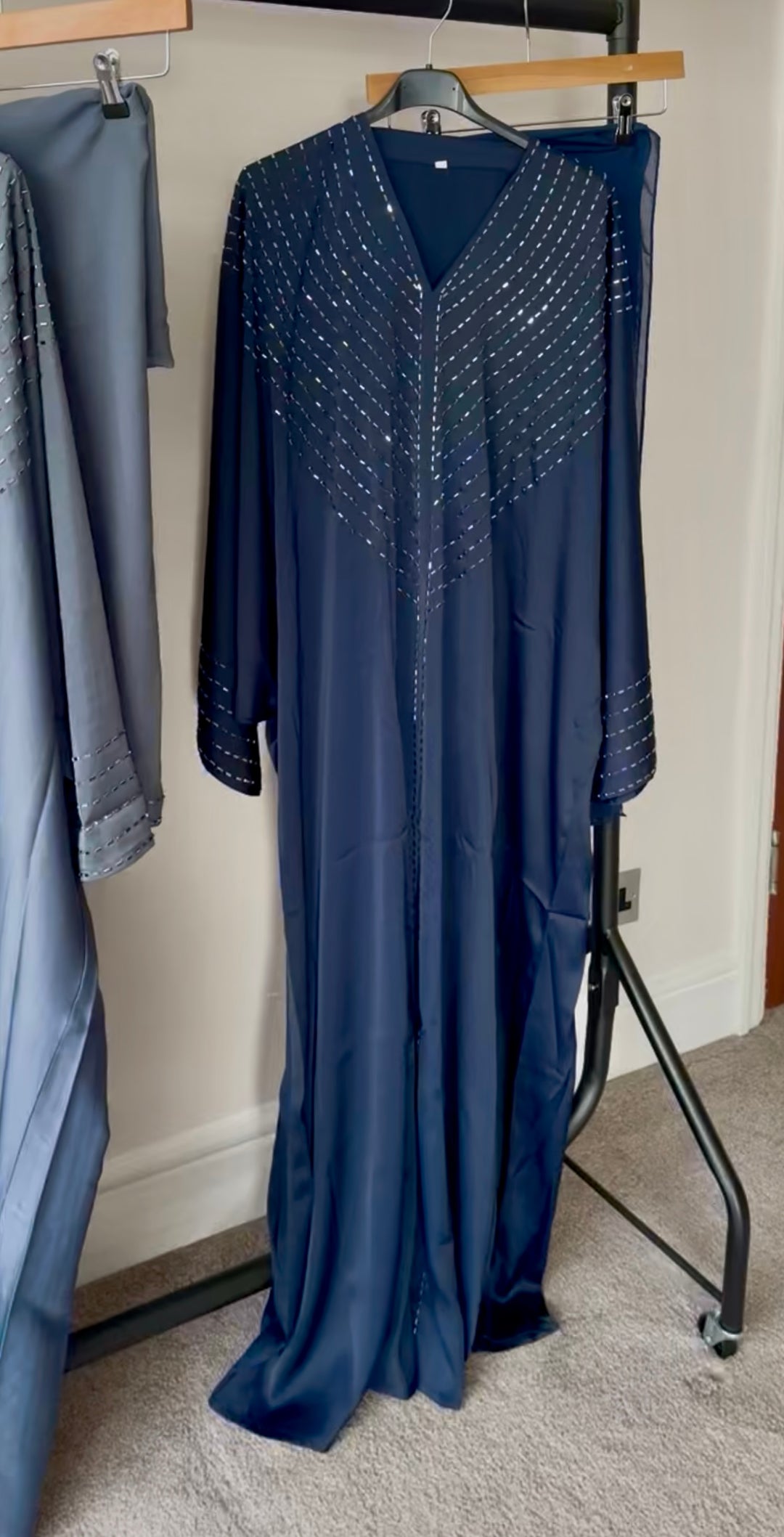 Juwaria Kaftan style Abaya - Grey