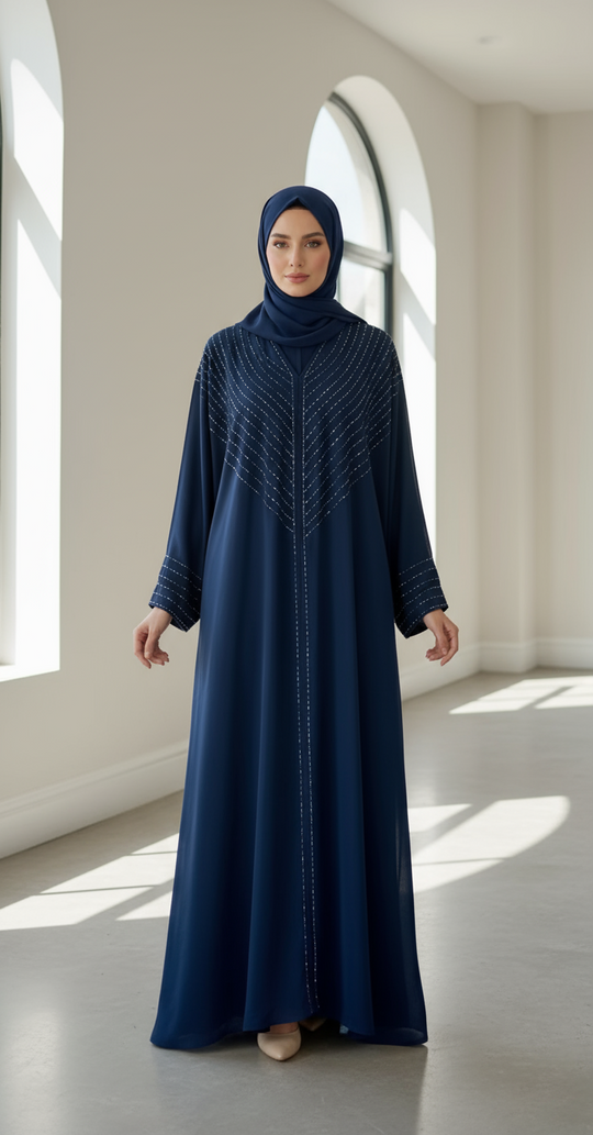 Juwaria Kaftan style Abayas with Inner Ties