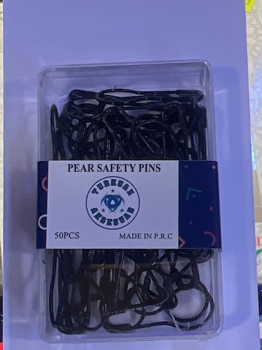 No Snag Hijab pins/ safety pins bulb - 20 packet or 50 pack box