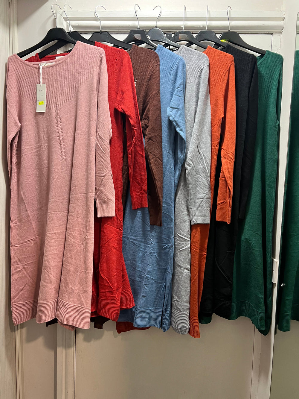 Knitted A line  Jumper Midi Dress