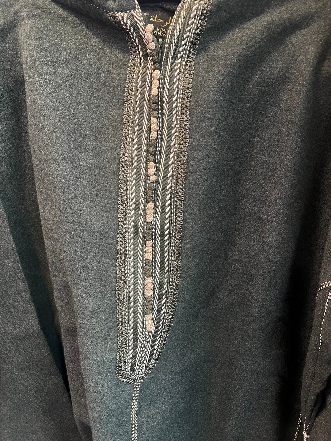 Winter Wool Hooded Moroccan Thobes - Deep Olive